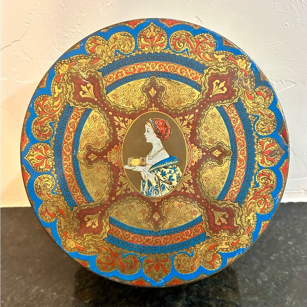 Vintage 8” Hostess Fruit Cake Tin from Continental Baking Co USA